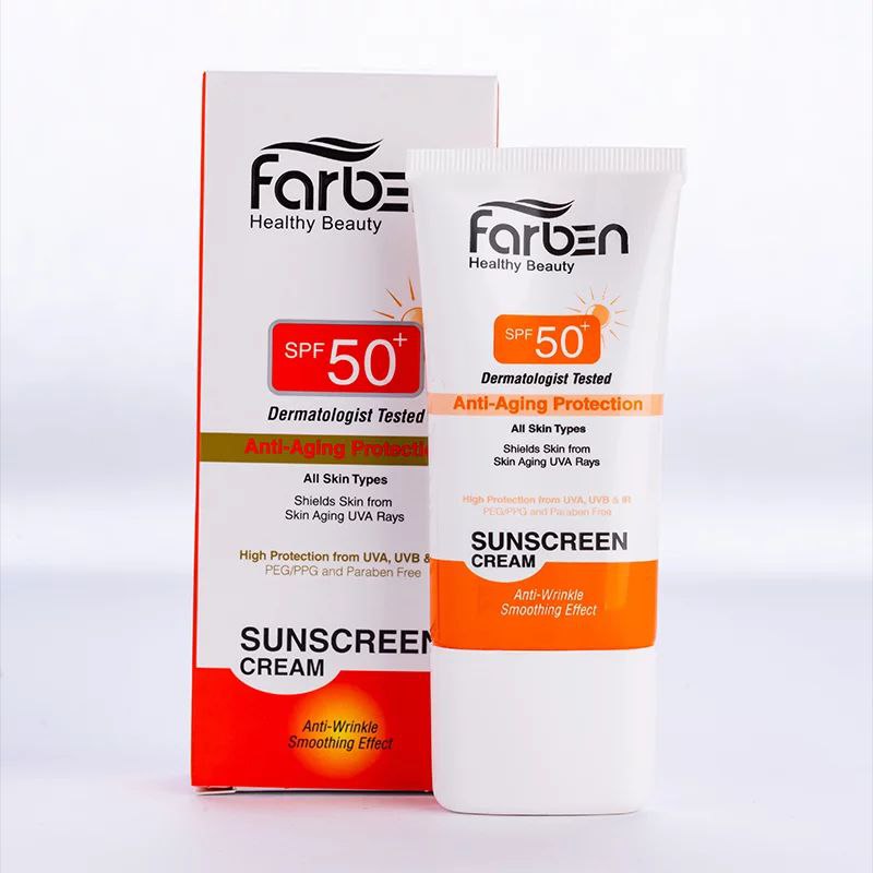 کرم ضد آفتاب با خاصیت ضد چروک فاربن