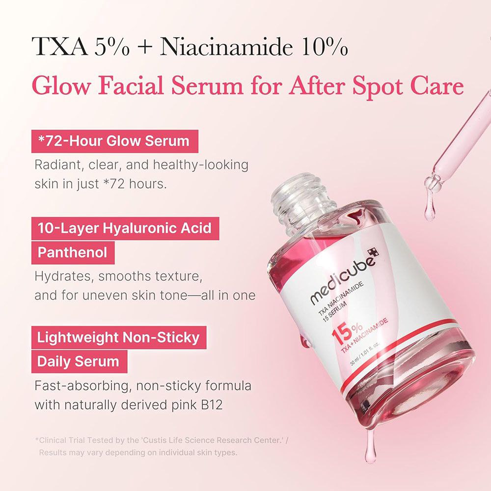 سرم ترانگزامیک اسید + نیاسینامید 15% مدی‌کیوب — تصویر ۴